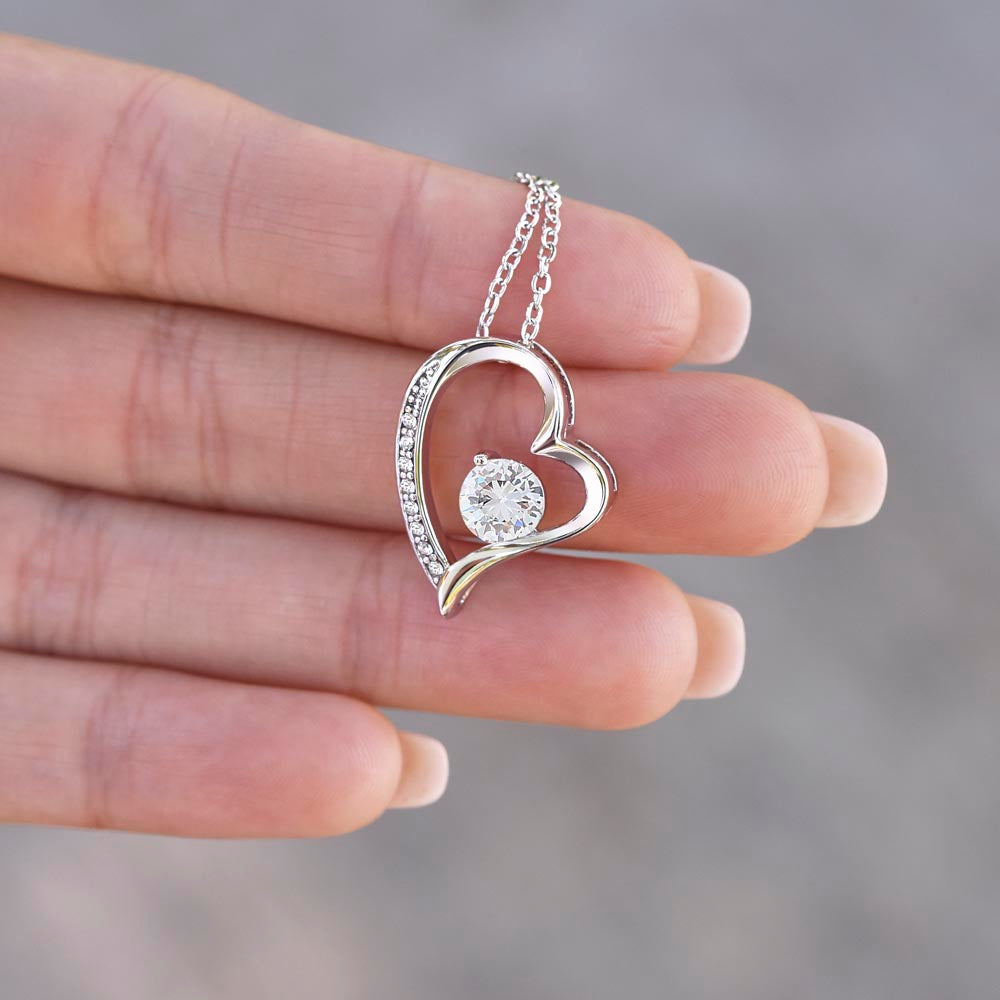 To My Daughter - Remember - Forever Love Necklace