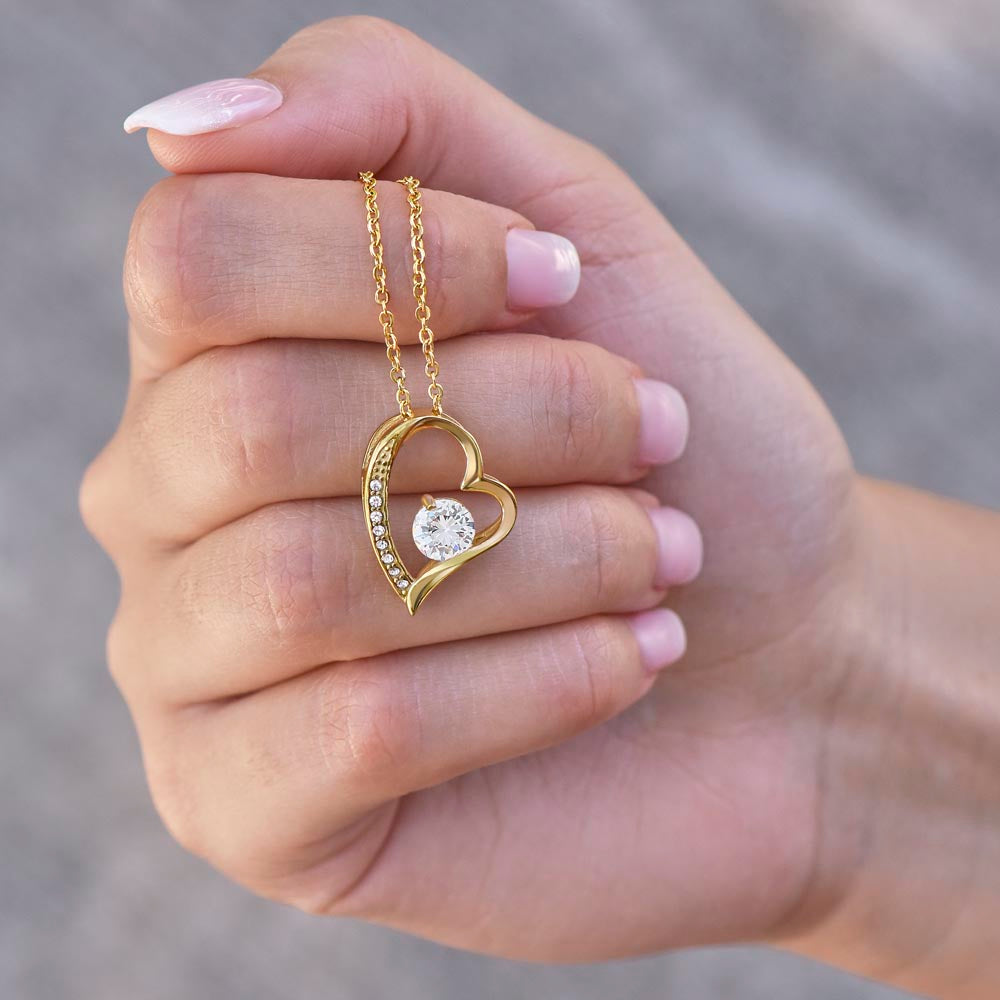 To My Daughter - Believe In Yourself - Forever Love Necklace