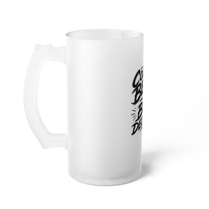 Frosted Beer Mug — "Cold Beer & Bad Decisions" Funny Drinking Glass