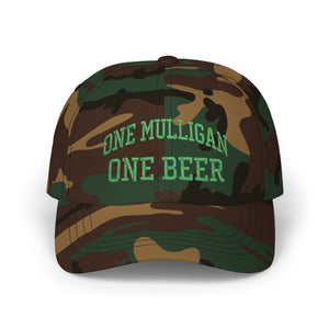 Embroidered Golf Hat | One Mulligan One Beer | Dad Cap | Father's Day Gift for Golfers | Golf Dad Hat