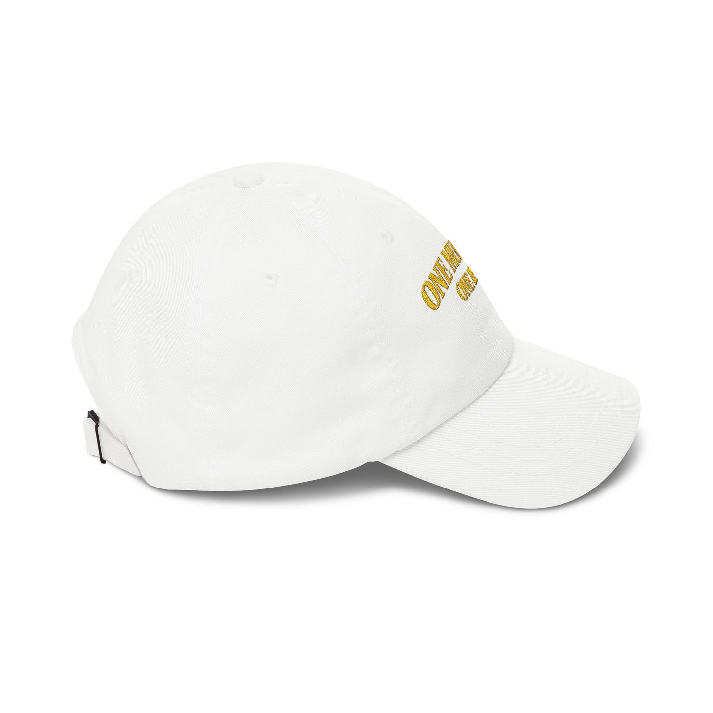 Golf Dad Hat | "One Mulligan One Beer" | Gold Embroidery | Father's Day Gift