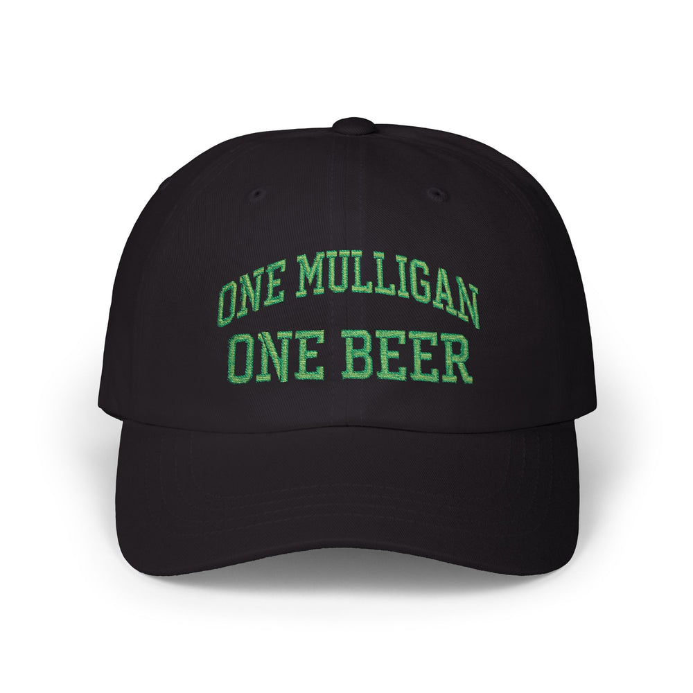 Embroidered Golf Hat | One Mulligan One Beer | Dad Cap | Father's Day Gift for Golfers | Golf Dad Hat