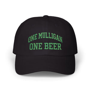 Embroidered Golf Hat | One Mulligan One Beer | Dad Cap | Father's Day Gift for Golfers | Golf Dad Hat
