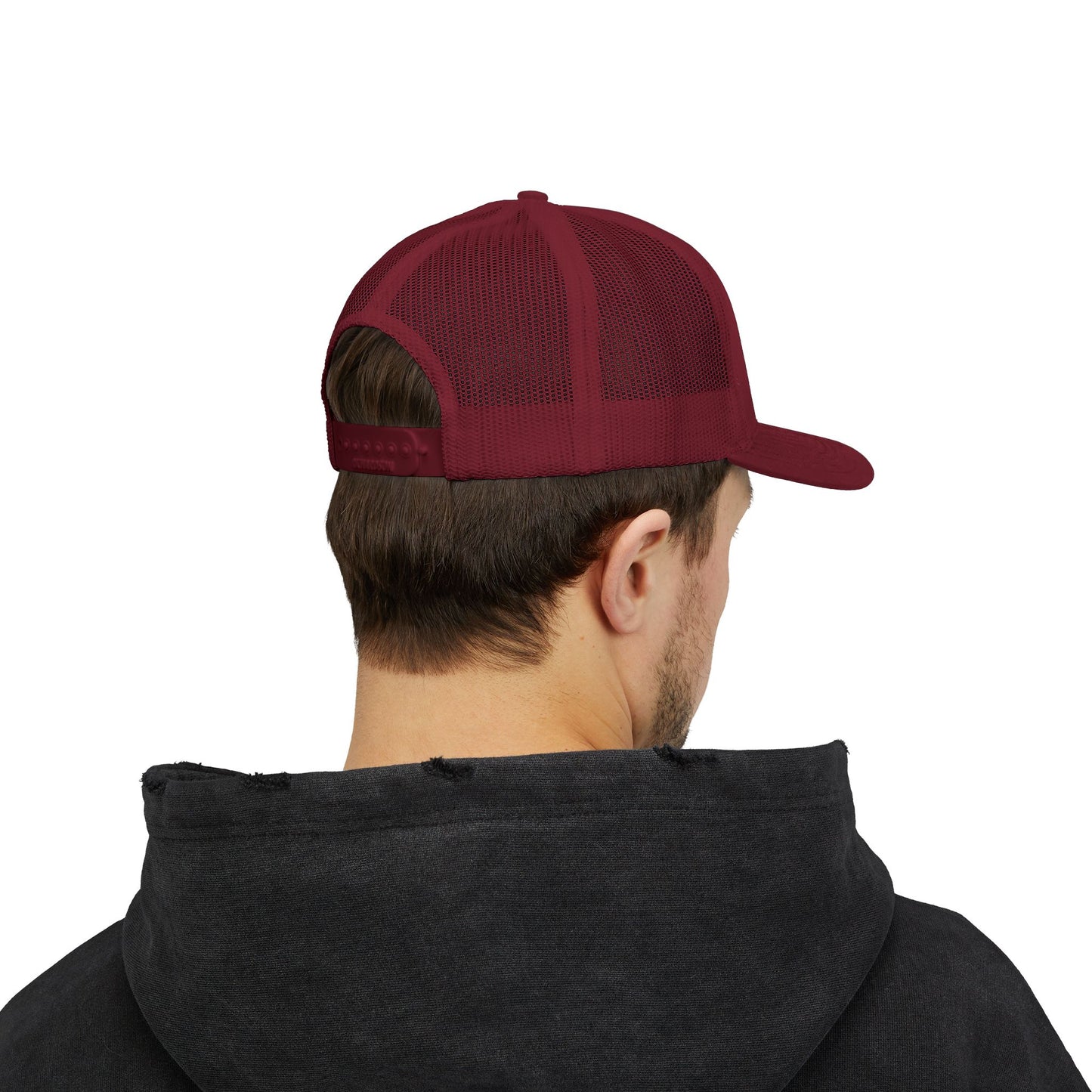 Code Blue Wine Red — Nurse Trucker Hat