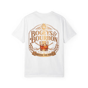 Golf Tee for Men | Bogeys & Bourbon | Par for the Pour | Premium Golfer Gift | Father's Day Shirt