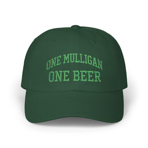 Embroidered Golf Hat | One Mulligan One Beer | Dad Cap | Father's Day Gift for Golfers | Golf Dad Hat