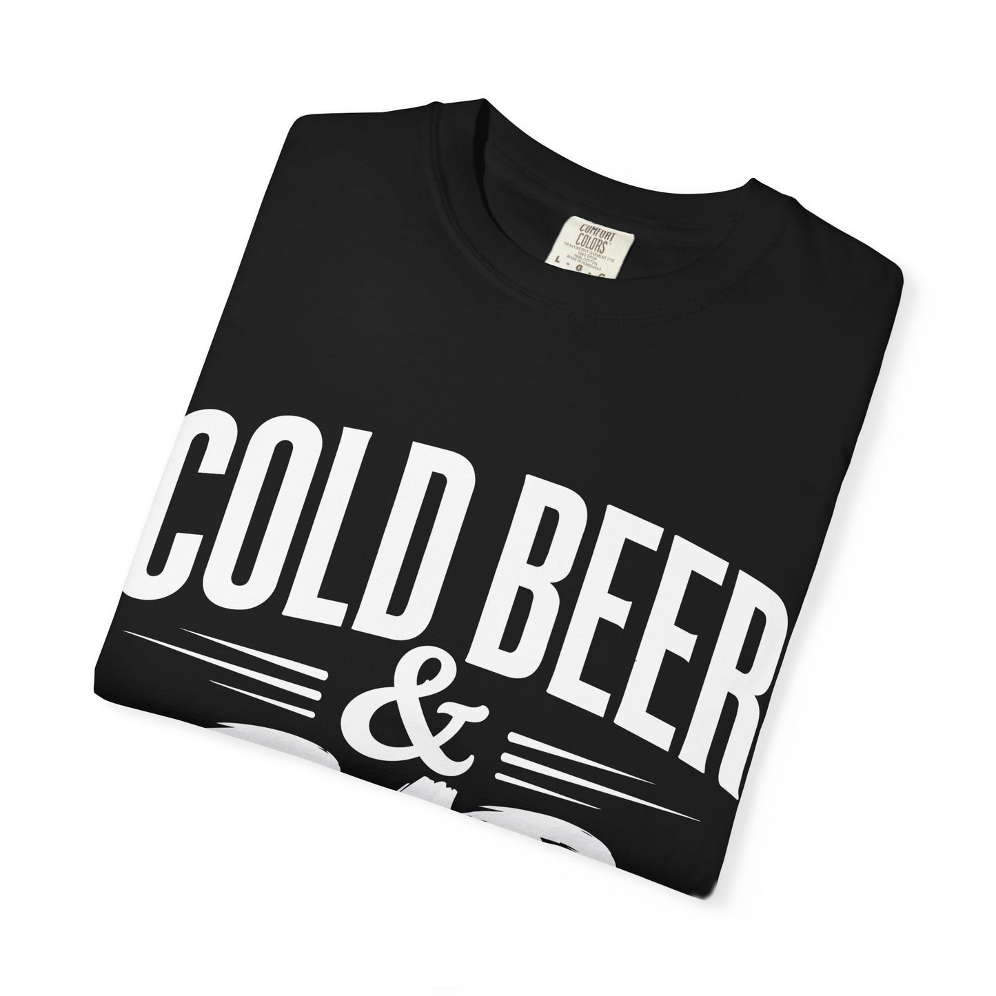 Garment-Dyed T-Shirt — Vintage Washed White Crew Tee