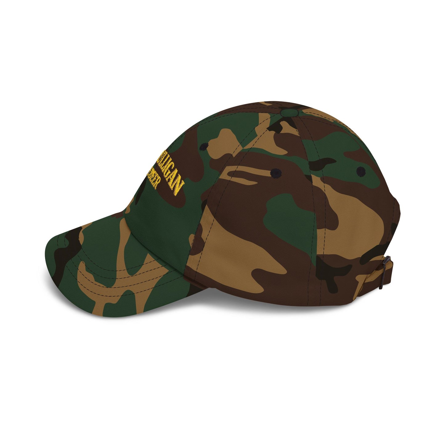 Golf Dad Hat | "One Mulligan One Beer" | Gold Embroidery | Father's Day Gift