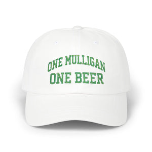 Embroidered Golf Hat | One Mulligan One Beer | Dad Cap | Father's Day Gift for Golfers | Golf Dad Hat
