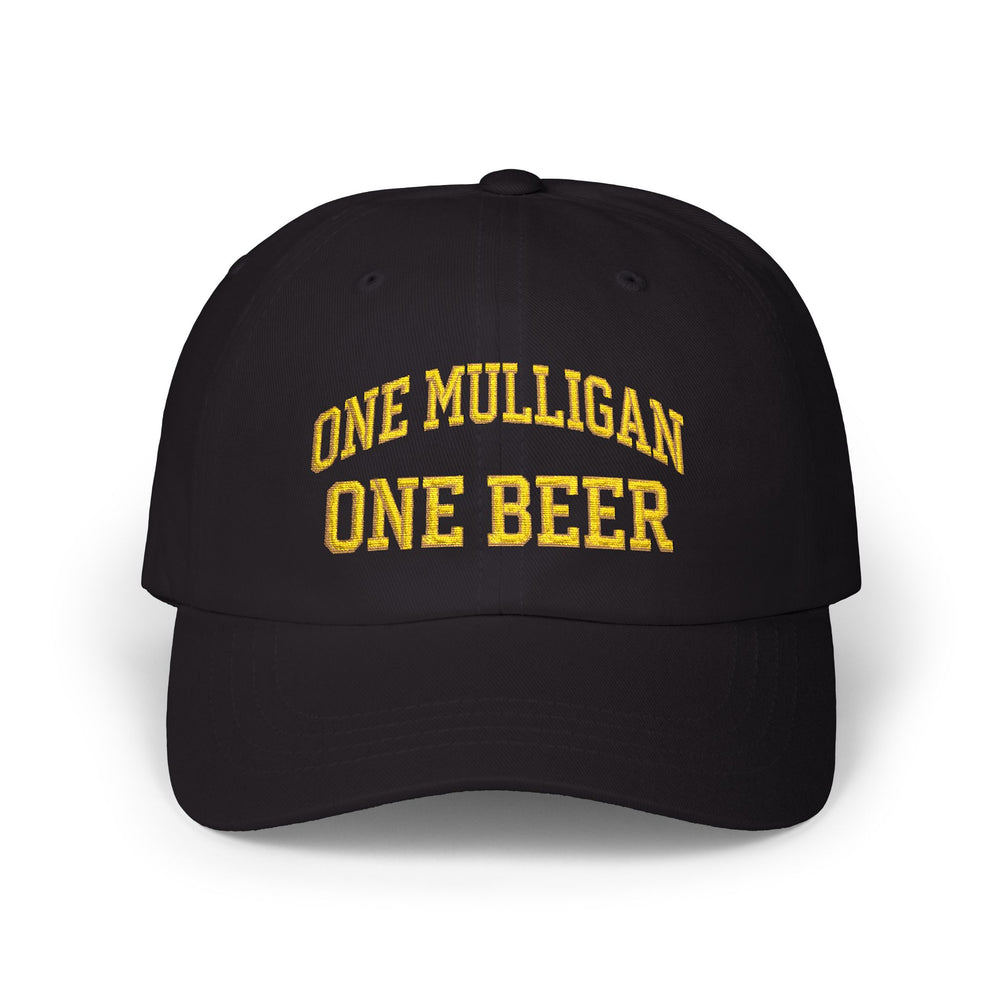 Embroidered Golf Hat | One Mulligan One Beer | Dad Cap | Father's Day Gift for Golfers | Golf Dad Hat