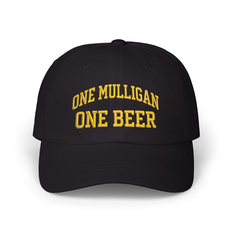 Embroidered Golf Hat | One Mulligan One Beer | Dad Cap | Father's Day Gift for Golfers | Golf Dad Hat