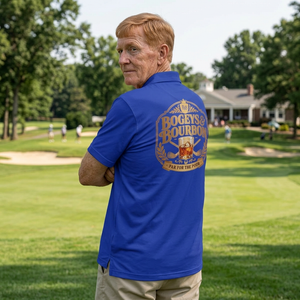 Bogeys & Bourbon Golf Polo Shirt | Par for the Pour | Father's Day Gift for Golfers | Premium Golf Dad Polo