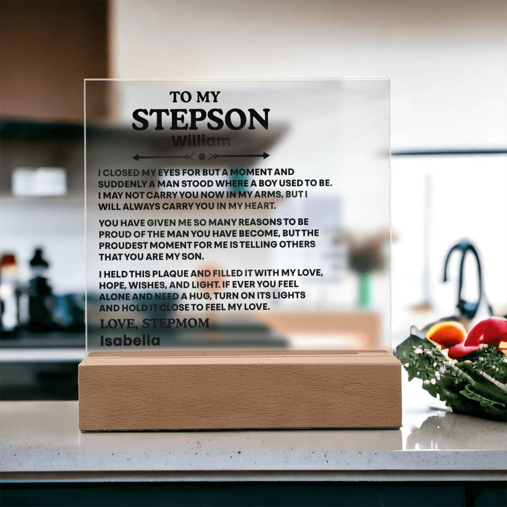 emotional gift for stepson from Stepmom