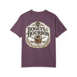 Bogeys & Bourbon Golf Shirt — Funny Golf Tee for Men — Golf Dad Gift — Par for the Pour Golf T-Shirt — Father's Day Golf Gift