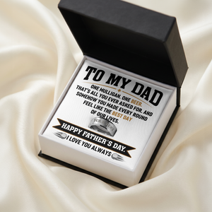 Personalize Ring For Dad With Message card