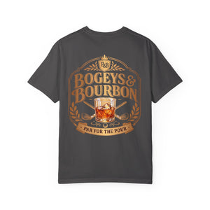 Golf Tee for Men | Bogeys & Bourbon | Par for the Pour | Premium Golfer Gift | Father's Day Shirt