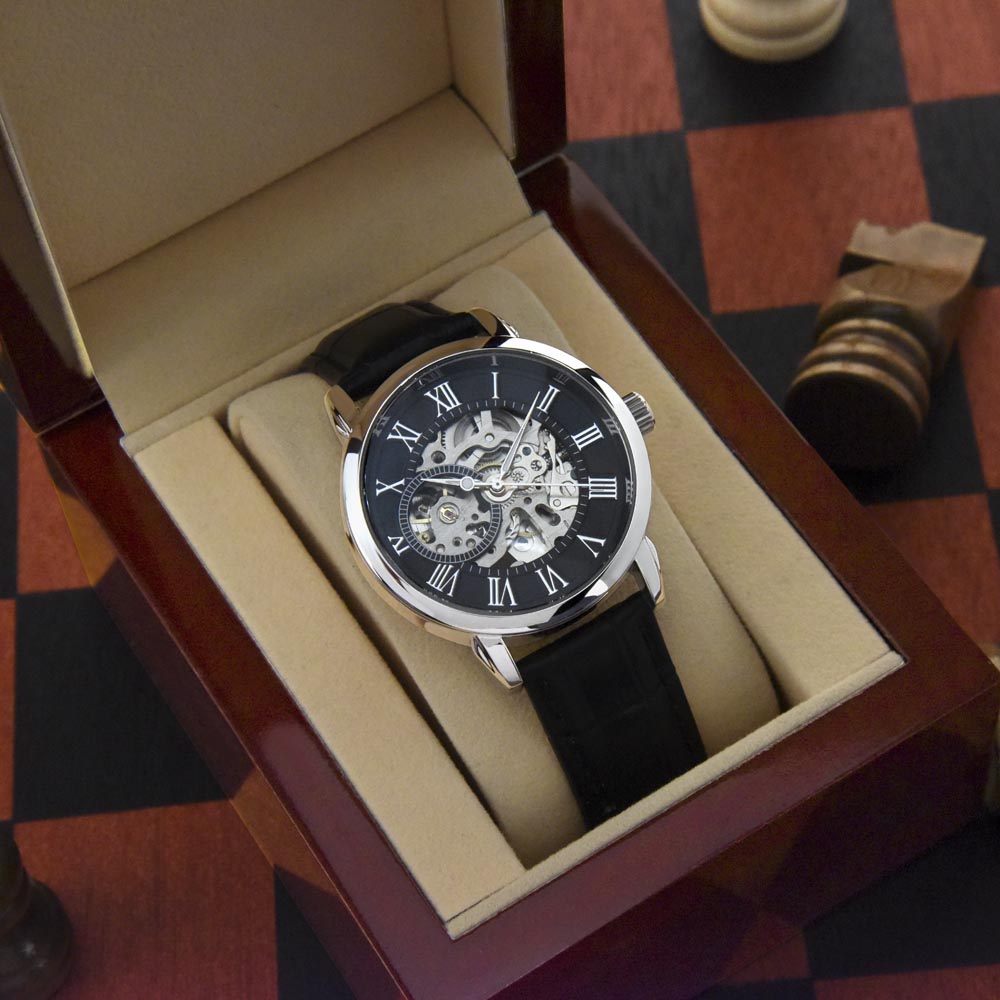 Personalized Father's Day Gift for Dad - One Mulligan One Beer Golf Watch Custom Name