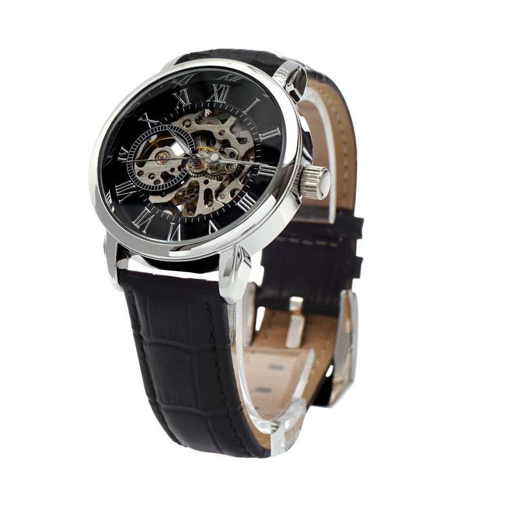 Personalized Father's Day Gift for Dad - One Mulligan One Beer Golf Watch Custom Name