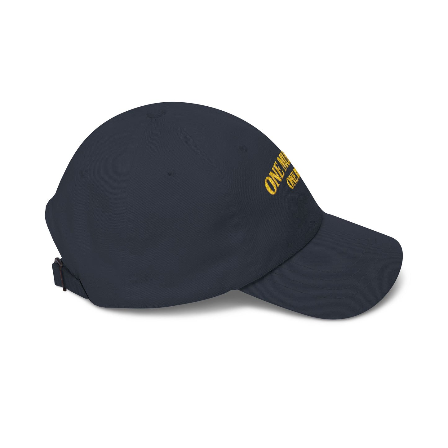 Golf Dad Hat | "One Mulligan One Beer" | Gold Embroidery | Father's Day Gift