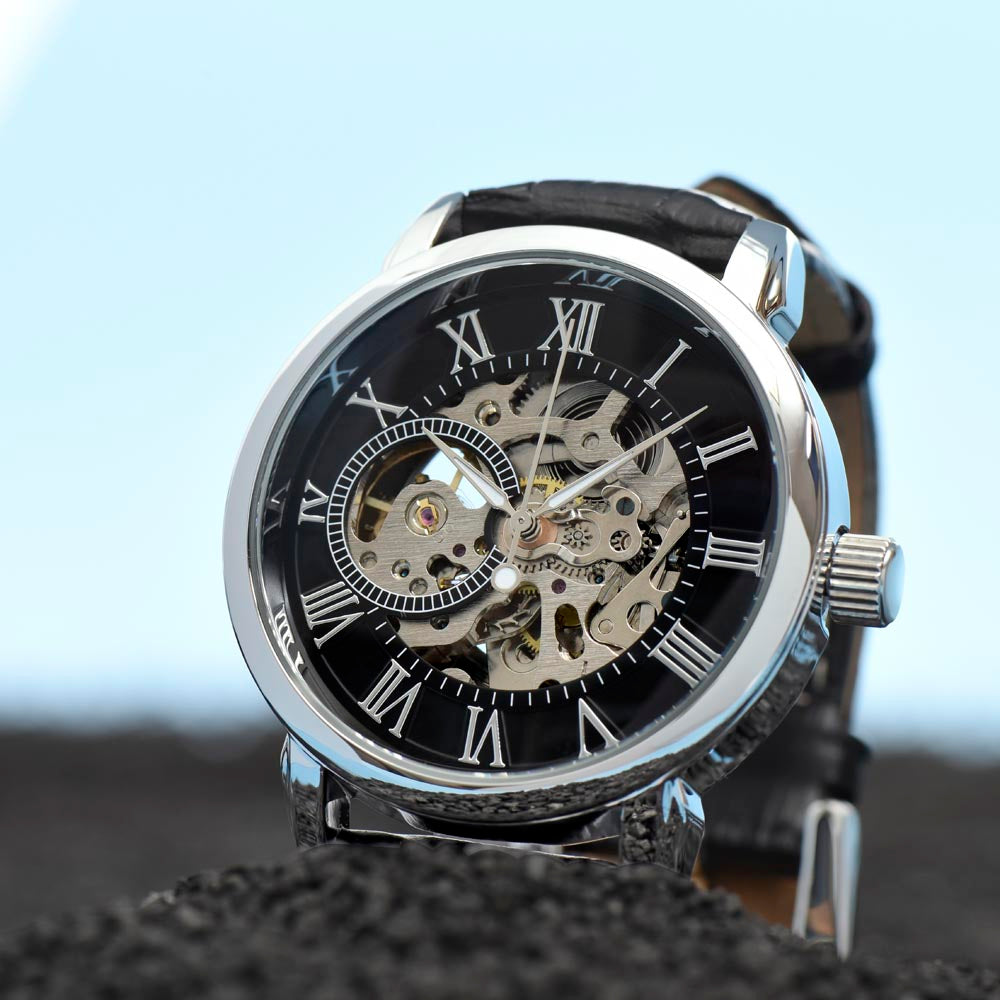 Personalized Father's Day Gift for Dad - One Mulligan One Beer Golf Watch Custom Name