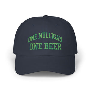 Embroidered Golf Hat | One Mulligan One Beer | Dad Cap | Father's Day Gift for Golfers | Golf Dad Hat