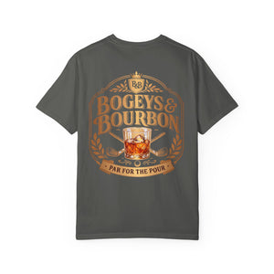 Golf Tee for Men | Bogeys & Bourbon | Par for the Pour | Premium Golfer Gift | Father's Day Shirt