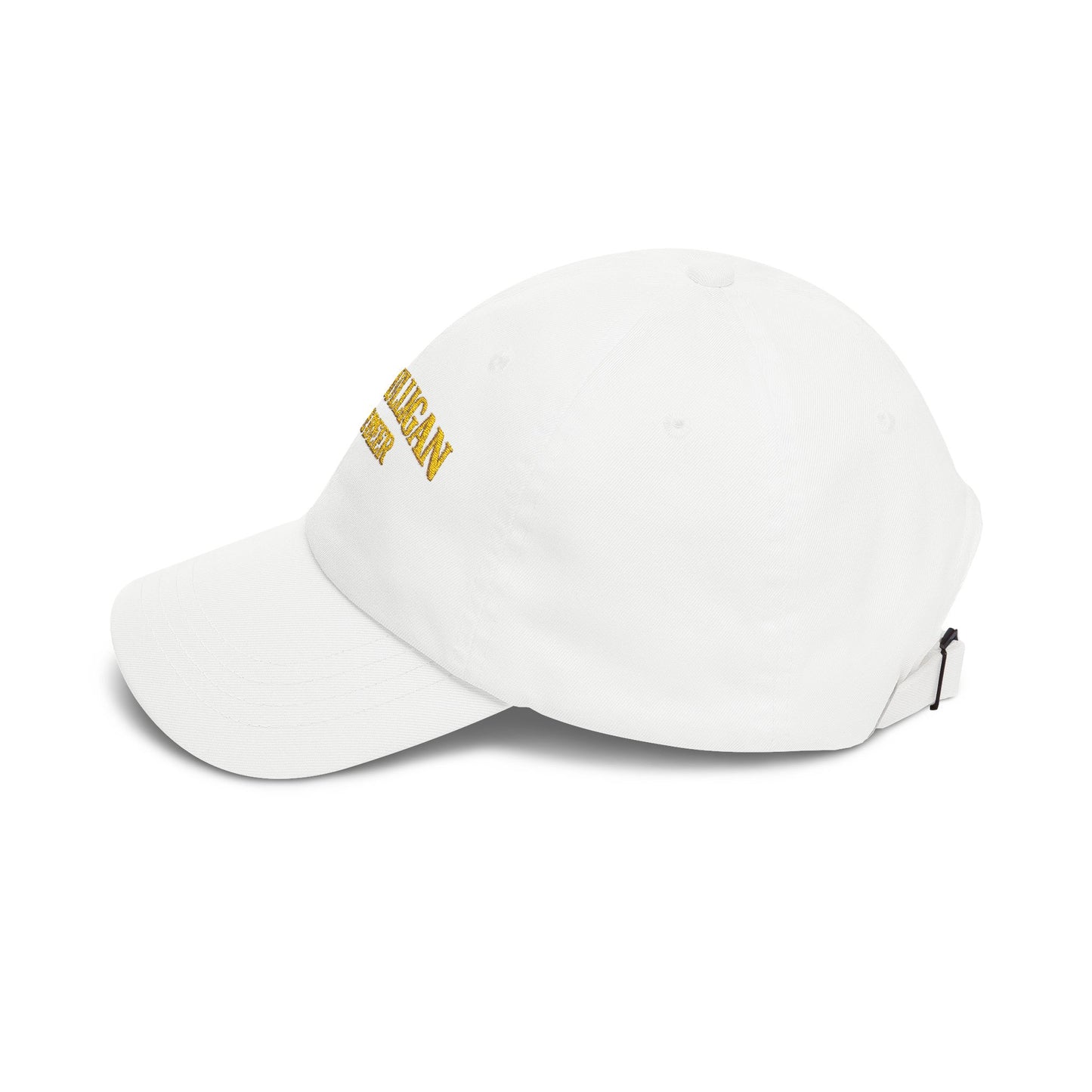 Golf Dad Hat | "One Mulligan One Beer" | Gold Embroidery | Father's Day Gift