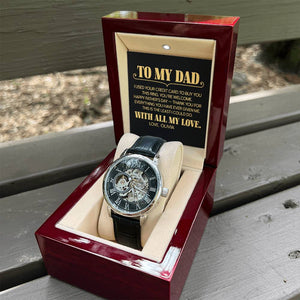 Funny Father's Day Gift for Dad from Daughter - I Used Your Credit Card Watch