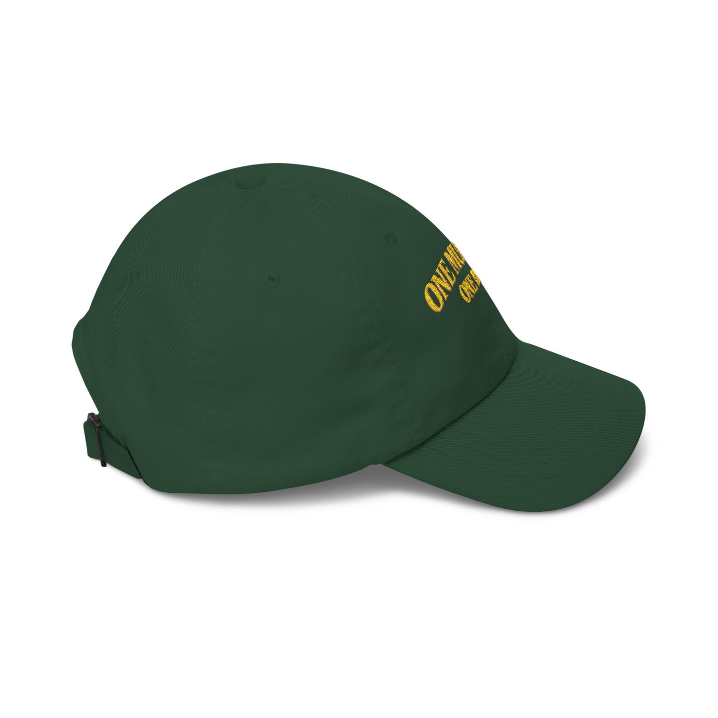 Golf Dad Hat | "One Mulligan One Beer" | Gold Embroidery | Father's Day Gift