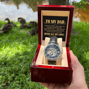 Funny Father's Day Gift for Dad from Daughter - I Used Your Credit Card Watch