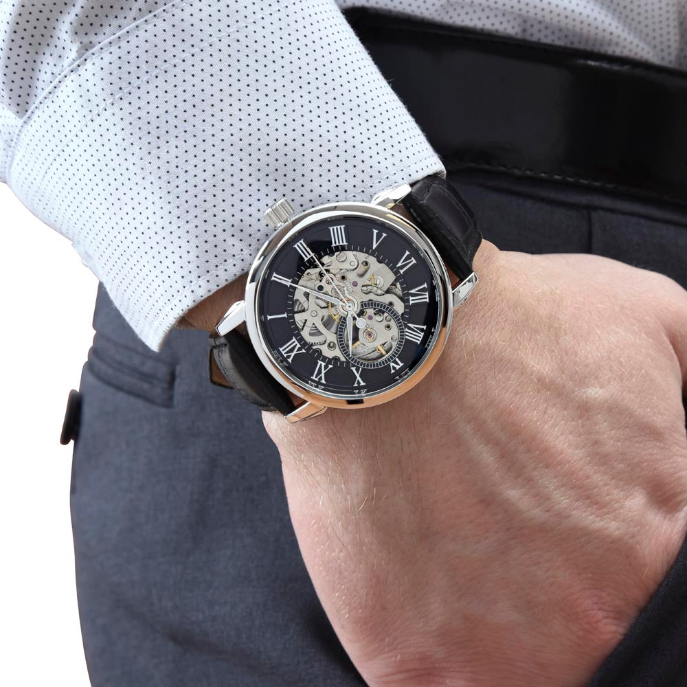 Personalized Father's Day Gift for Dad - One Mulligan One Beer Golf Watch Custom Name