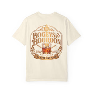 Golf Tee for Men | Bogeys & Bourbon | Par for the Pour | Premium Golfer Gift | Father's Day Shirt
