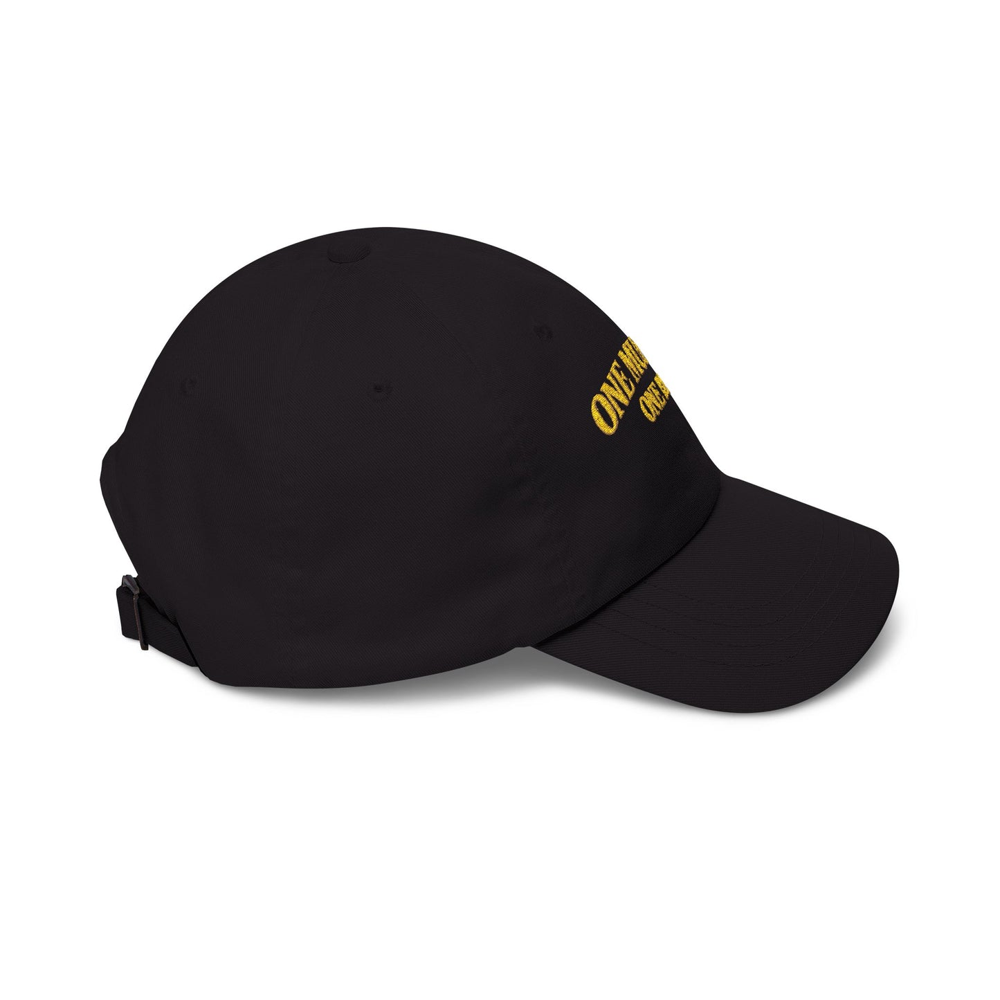 Golf Dad Hat | "One Mulligan One Beer" | Gold Embroidery | Father's Day Gift
