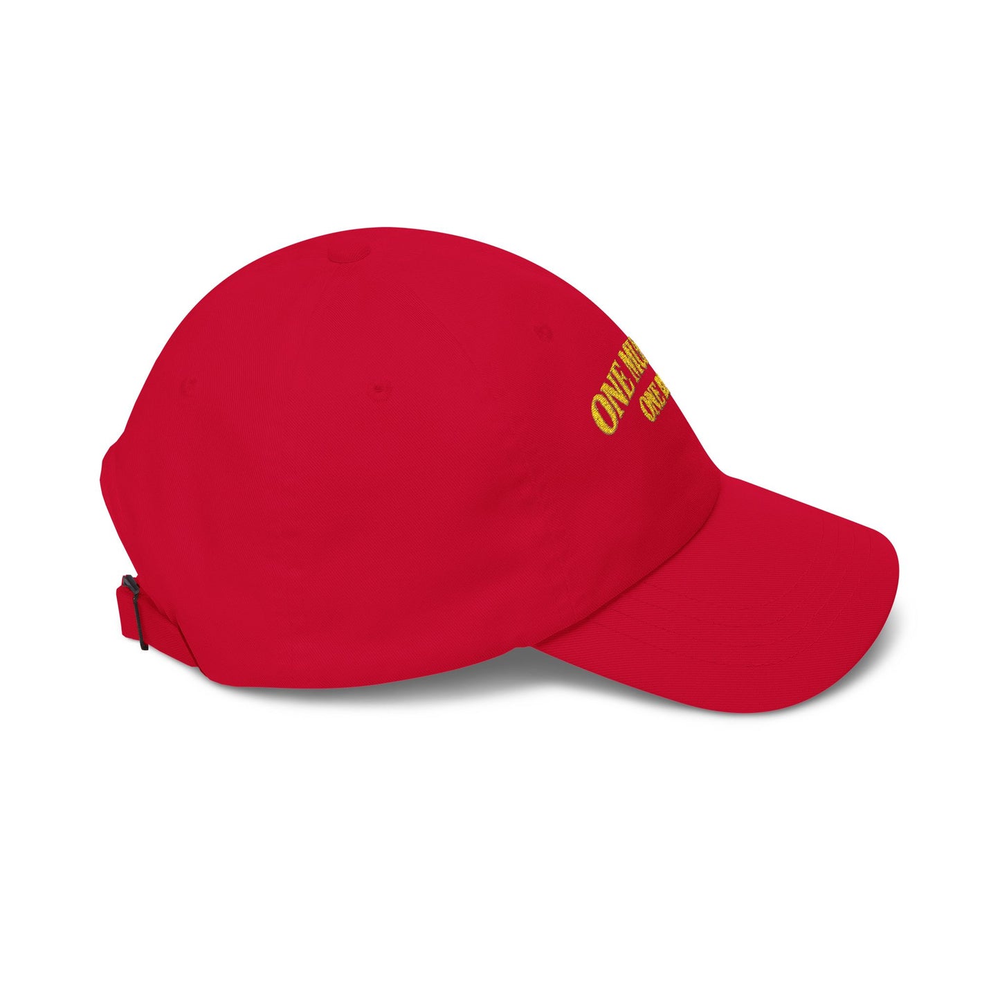 Golf Dad Hat | "One Mulligan One Beer" | Gold Embroidery | Father's Day Gift