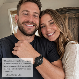 To My Love Watch Gift, Romantic Subscription Message Keepsake Watch for Partner