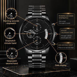 To My Husband Golf Watch Gift from Wife, Funny One Mulligan One Beer Keepsake Watch