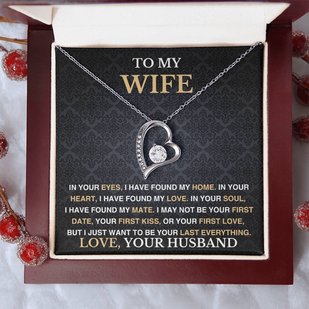 To My Wife - Last Everything - Love Necklace