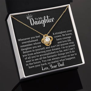 [ALMOST SOLD OUT] To My Daughter - My Dream - Love Necklace