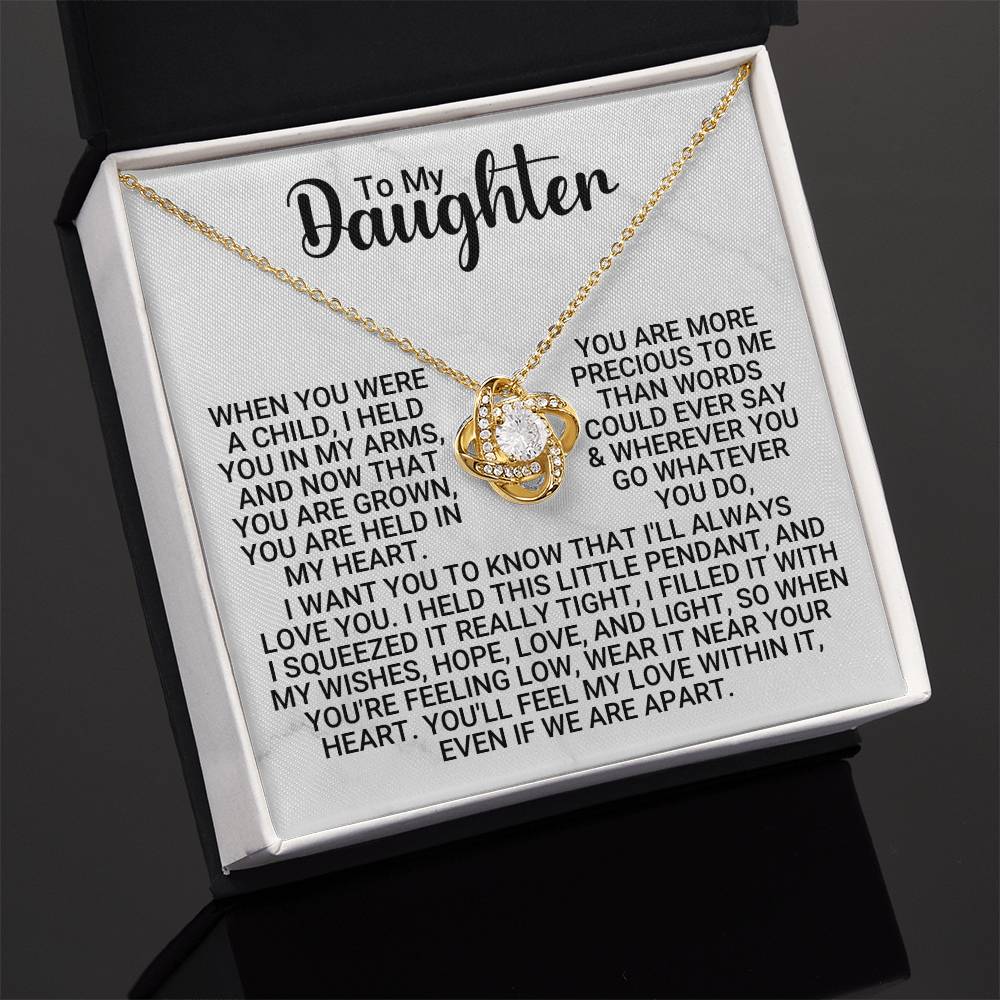 [ALMOST SOLD OUT] To My Daughter - Precious One - Love Necklace
