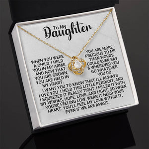[ALMOST SOLD OUT] To My Daughter - Precious One - Love Necklace