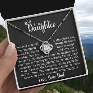 [ALMOST SOLD OUT] To My Daughter - My Dream - Love Necklace