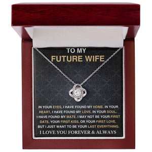 To My Wife - My Home - Love Necklace