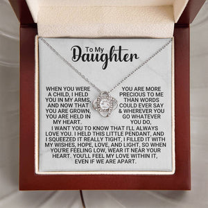 [ALMOST SOLD OUT] To My Daughter - Precious One - Love Necklace