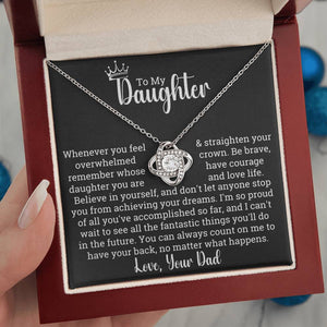 [ALMOST SOLD OUT] To My Daughter - My Dream - Love Necklace