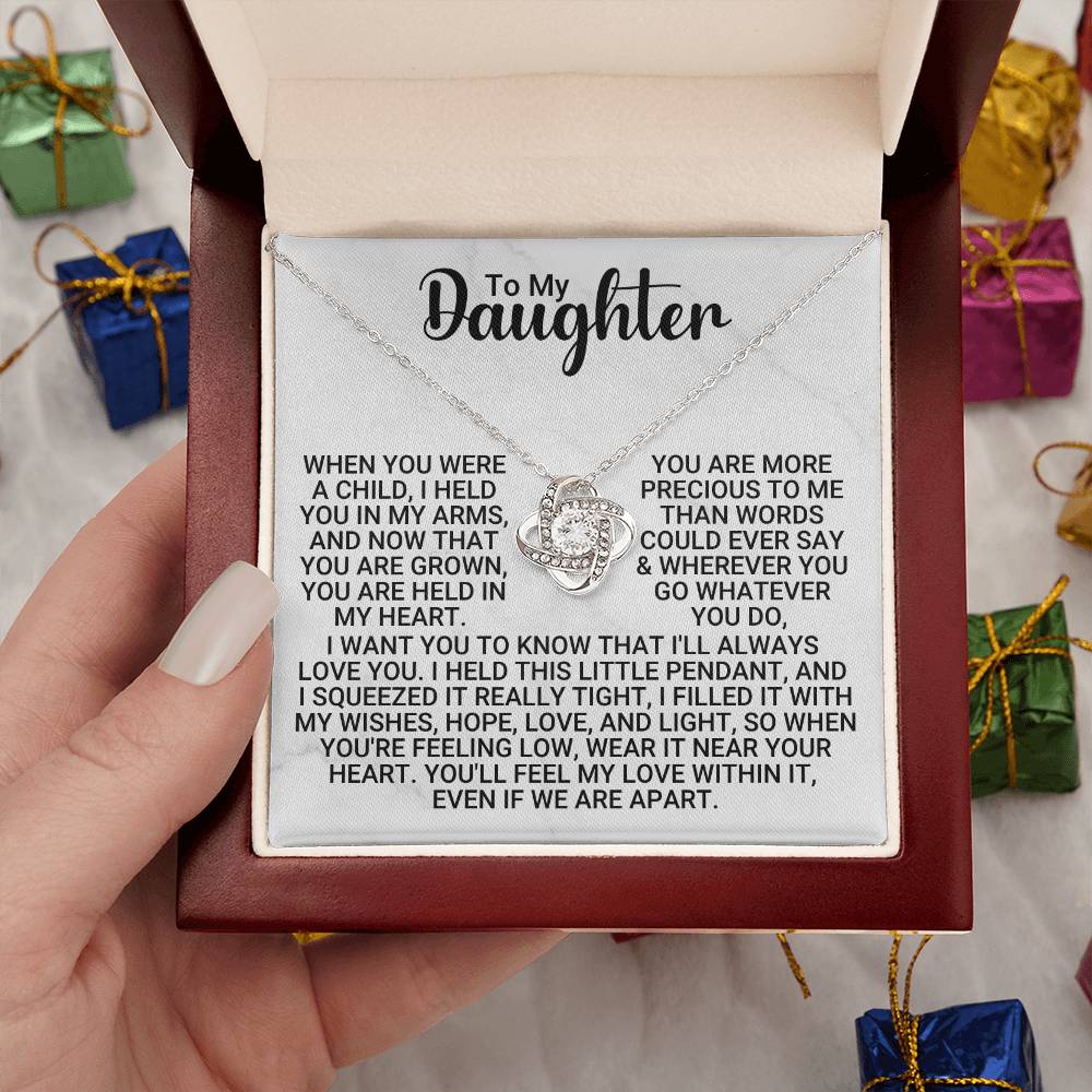 [ALMOST SOLD OUT] To My Daughter - Precious One - Love Necklace