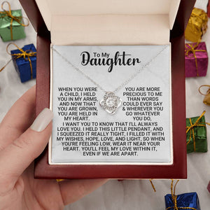 [ALMOST SOLD OUT] To My Daughter - Precious One - Love Necklace