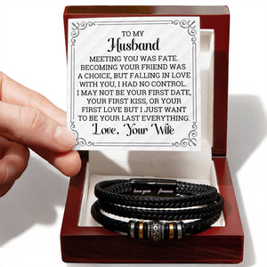 To My Husband - Fate - Men's Bracelet