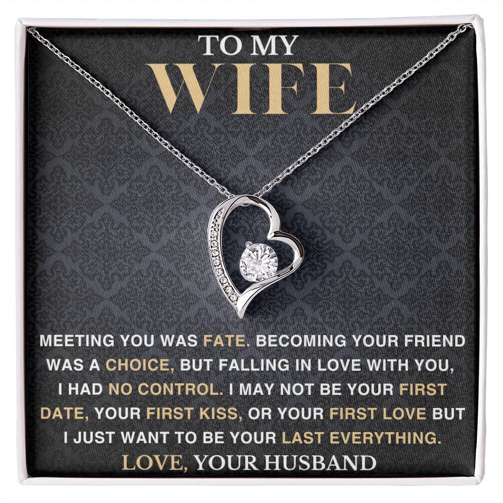 To My Wife - Meeting You Was Fate - Love Necklace