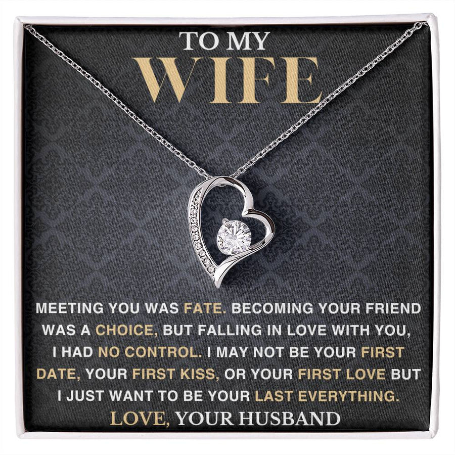 To My Wife - Meeting You Was Fate - Love Necklace