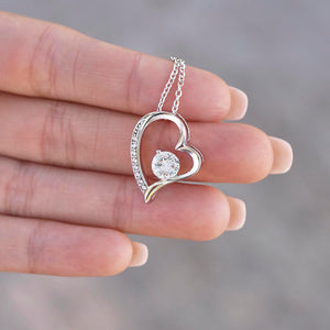 To My Daughter - Remember - Forever Love Necklace